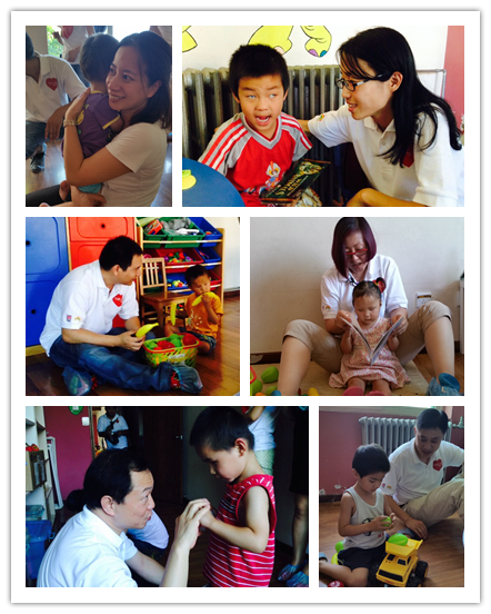 为爱刷新行动走进北京：志愿者探访视障儿童
